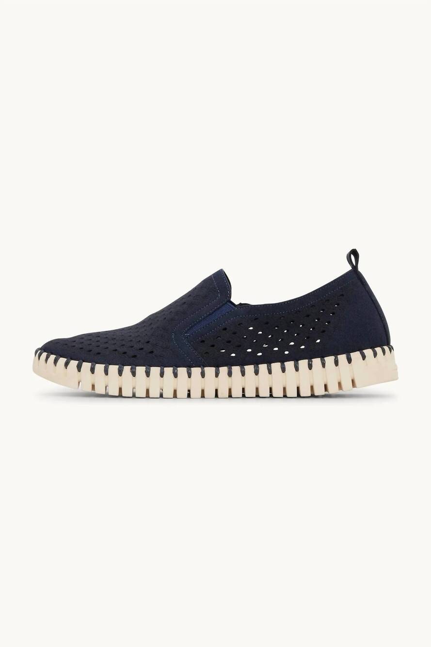 NEW ILSE JACOBSEN women's tulip slip ons in dark indigo